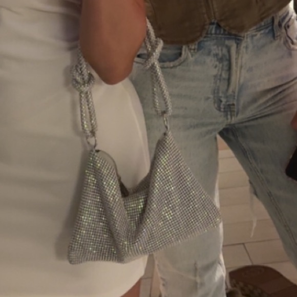 Silver Rhinestone Purse - Picture 3 of 3